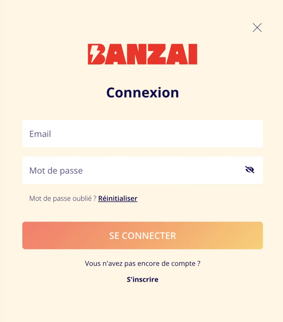 banzai casino connexion